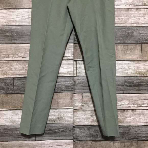 Banana Republic Martin Fit Pants Women’s 0 Green (Inseam 27.5) - Picture 6 of 9